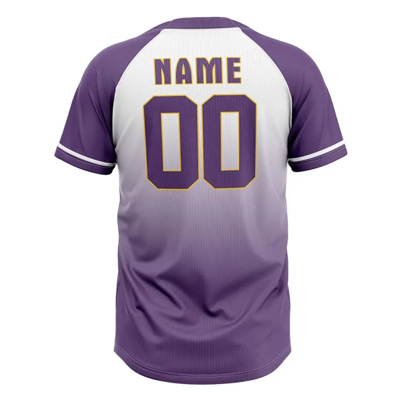 Tonton Royal Purple Ombre Baseball Tee - Tīhi Raglan Custom Sublimated me Uauna Nui