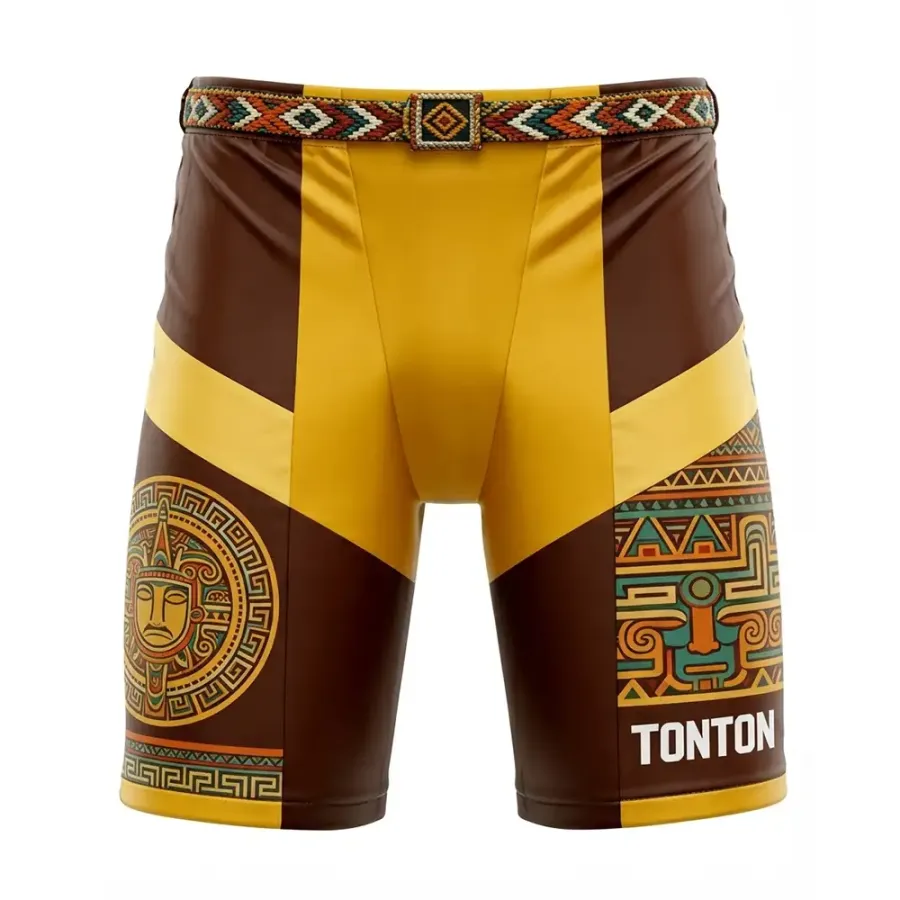 TONTON Aztec-Tribal-Muster individuelle Eishockeyhose – professionelle sublimierte Teamwear