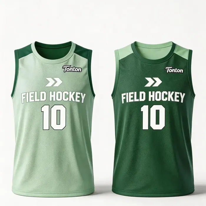 tonton light green custom lacrosse reversible pinnies front side performance team practice gear