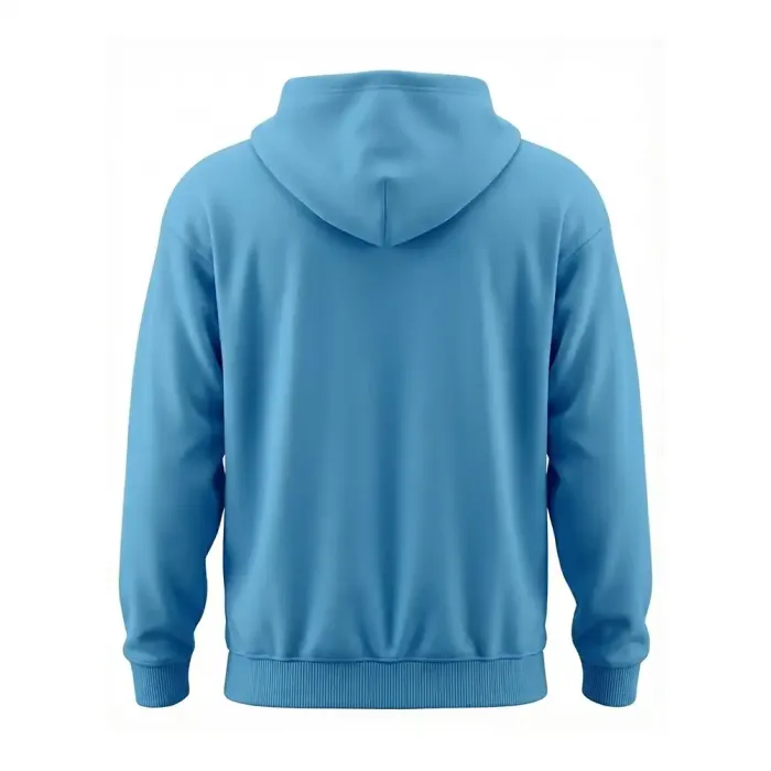 tonton solid light blue custom wrestling warm-up suits back view classic team sportswear