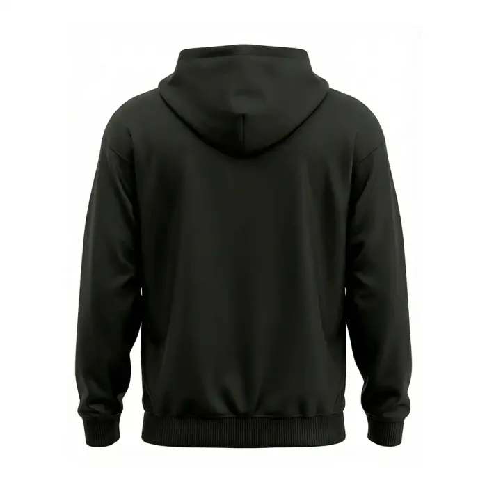 tonton solid black custom wrestling team warm-up suits back view minimalist athletic gear