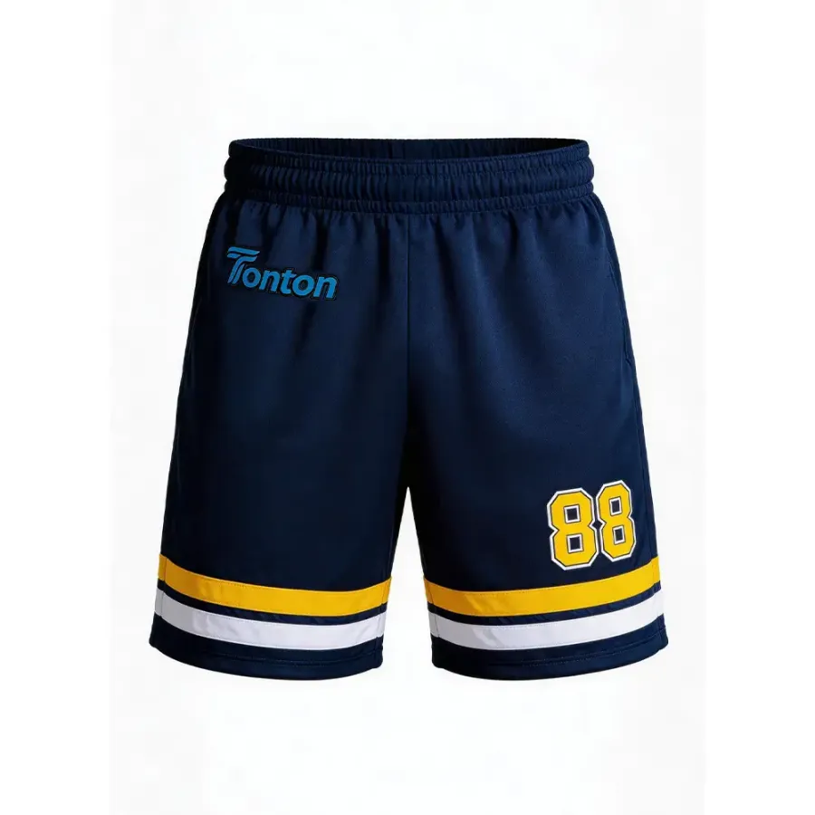 Tonton – Pantaloni sportivi de lacrosse în nuanță albastru marin – Modelul „Game”, din colecția Performance – Tehnologie Pro-Mesh pentru evacuarea transpirației