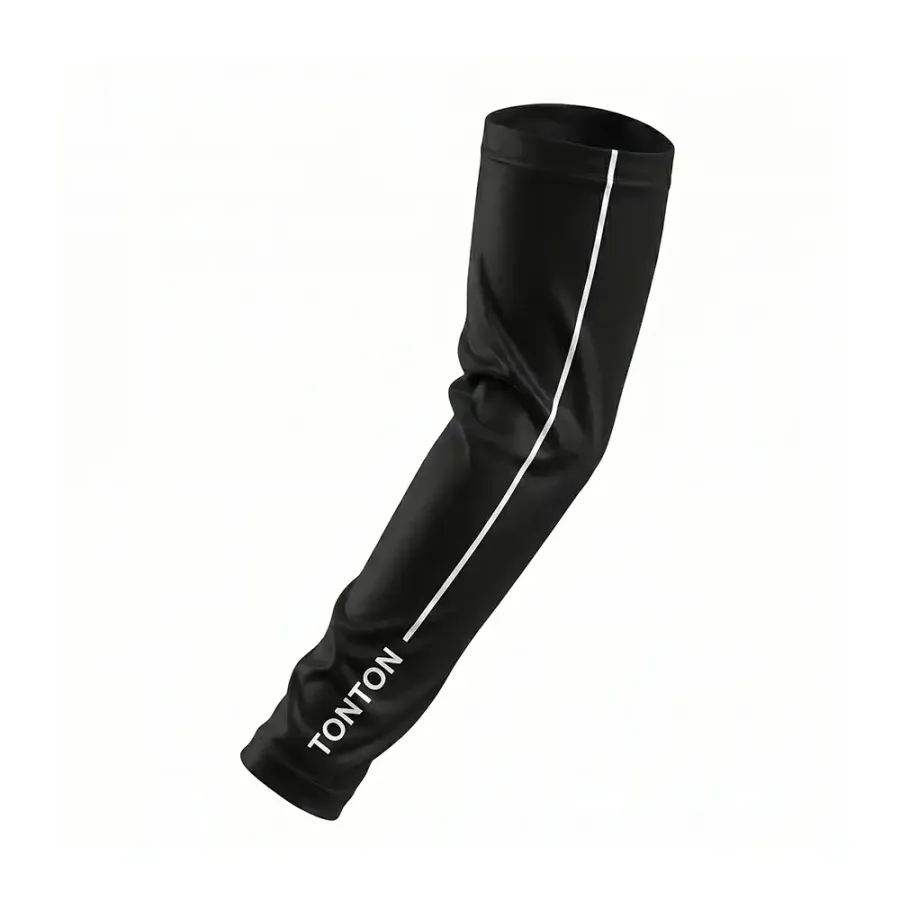 Manga para brazo de baloncesto Tonton Black Racing Line – Soporte deportivo profesional antideslizante