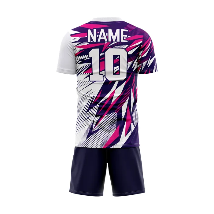 Back view of tonton professional purple splash jersey by tonton with name and number 10.