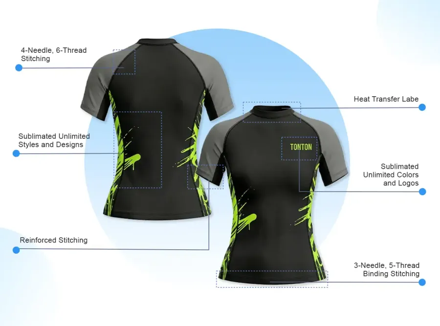 Vêtements de combat Protège-rash